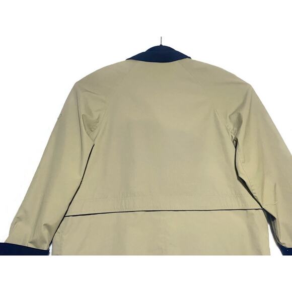 Amanda Smith Coat Women's Size 12 Brown Tan Button-Up Mid Length Lined - Picture 7 of 8